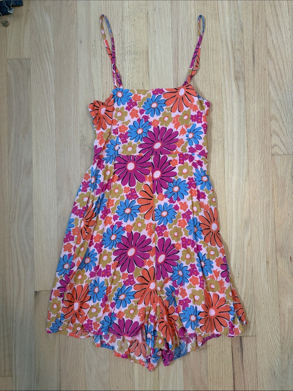 Pink lily romper